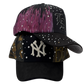 (2 PACK) LA FLAMES HAT & NY SKULLS HAT